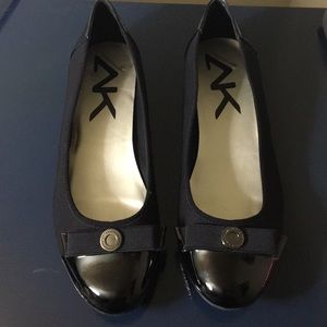 Anne Klein Black Flats